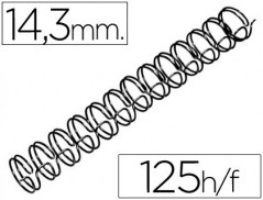 ESPIRAL GBC PRETA MODELO WIRE 3:1 14,3 MM N.9 COM CAPACIDADE
