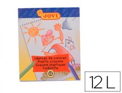 5un LAPIS CERA JOVI HEXAGONAL COM 12 LAPIS