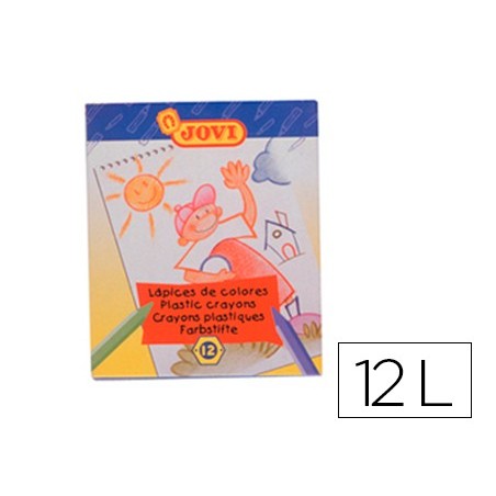 5un LAPIS CERA JOVI HEXAGONAL COM 12 LAPIS