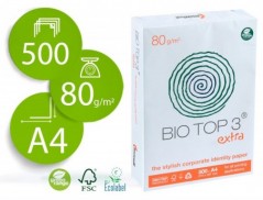 PAPEL FOTOCOPIA BIOTOP EXTRA ECOLOGICO DIN-A4 Resma