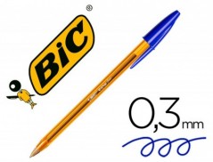 50un ESFEROGRAFICA BIC CRISTAL PONTA FINA AZUL