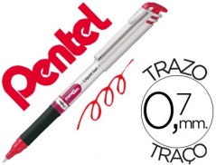12un ROLLER PENTEL BL17 ENERGEL PONTA METAL VERMELHO