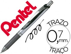 12un ROLLER PENTEL BL77 0,7 MM ENERGEL RECTRACTIL PRETO