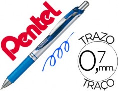 12un ROLLER PENTEL BL77 0,7 MM ENERGEL RECTRACTIL AZUL
