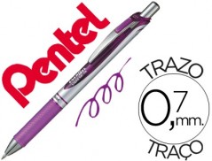 12un ROLLER PENTEL BL77 0,7 MM ENERGEL RECTRACTIL VIOLETA