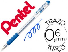 12un ROLLER PENTEL K116 GEL GRIP AZUL