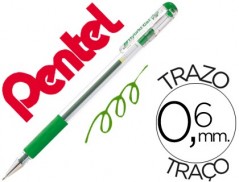 12un ROLLER PENTEL K116 GEL GRIP VERDE