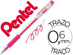 12un ROLLER PENTEL K116 GEL GRIP ROSA