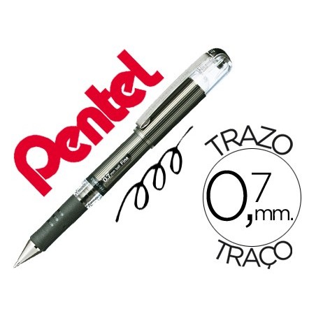 12un ROLLER PENTEL K227 PRETO