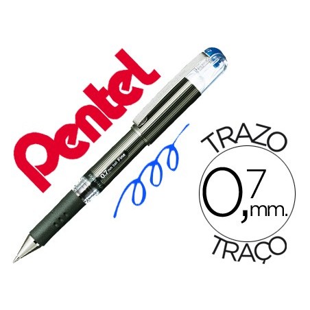 12un ROLLER PENTEL K227 AZUL