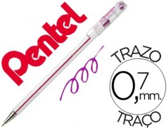 12un ESFEROGRAFICA PENTEL BK77 ROSA