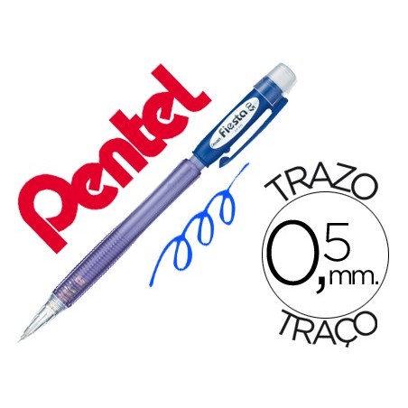 12un LAPISEIRA PENTEL AX105 FIESTA 0,5 MM AZUL