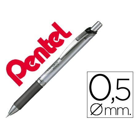 12un LAPISEIRA PENTEL PL75 0,5MM PRETO