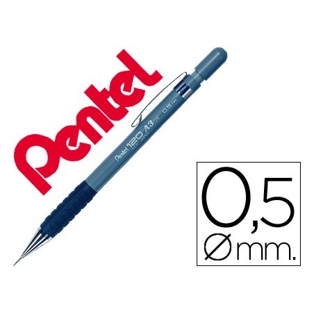 12un LAPISEIRA PENTEL A315 0,5MM CINZA