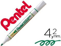 12un MARCADOR PENTEL MW85 QUADROS BRANCOS 4,2 MM VERDE