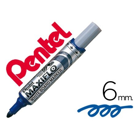 12un MARCADOR PENTEL MWL5M QUADRO BR MAXIFLO AZUL