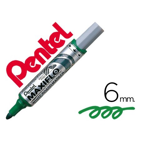12un MARCADOR PENTEL MWL5M QUADRO BR MAXIFLO VERDE