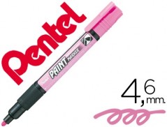 12un MARCADOR PENTEL MMP20 PAINT VIDRO E PLASTICO ROSA