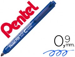 12un MARCADOR PENTEL NXS15 PERMANENTE RETRACTIL 4,5 MM AZUL