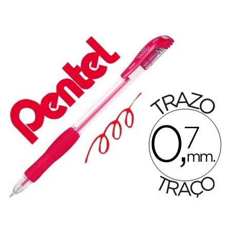 12un ESFEROGRAFICA PENTEL BP107 ROLLY VERMELHO