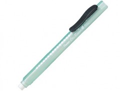 12un BORRACHA LAPIS PENTEL ZE11T CORPO TRANSLUCIDO VERDE