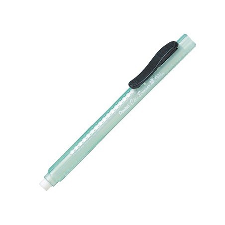 12un BORRACHA LAPIS PENTEL ZE11T CORPO TRANSLUCIDO VERDE