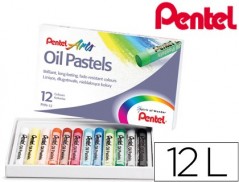 PASTEL OLEO PENTEL PHN-12 CAIXA COM 12