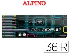 MARCADOR ALPINO CORFUL C/ DE 36 CAIXA METAL