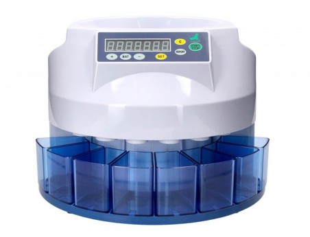 MAQUINA DE CONTAR E CLASSIFICAR MOEDAS Q-CONNECT SOMA, SUBTR