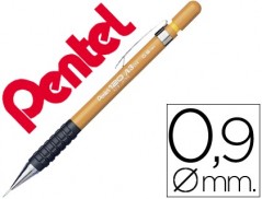 12un LAPISEIRA PENTEL A319 0,9MM MOSTARDA