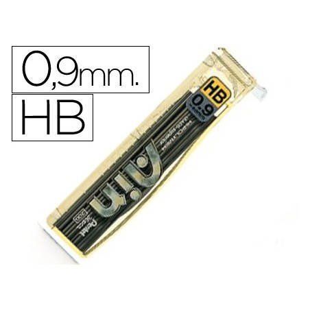 12un MINAS PENTEL HY POLYMER AIN 0,9 HB TUBO C/36