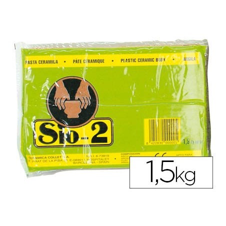 8un ARGILA PARA MODELAR SIO 2 1500 GRS