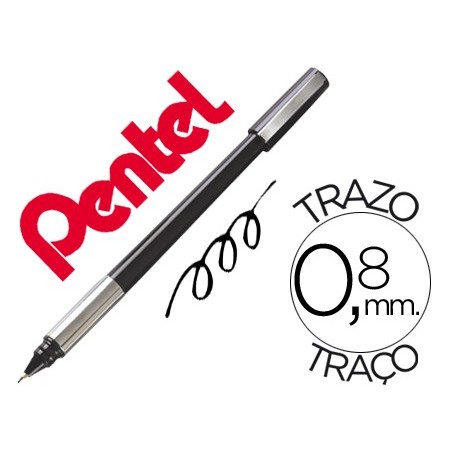 12un ROLLER PENTEL BK708 PRETO