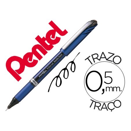 12un ROLLER PENTEL ENERGEL BLN25 PRETO