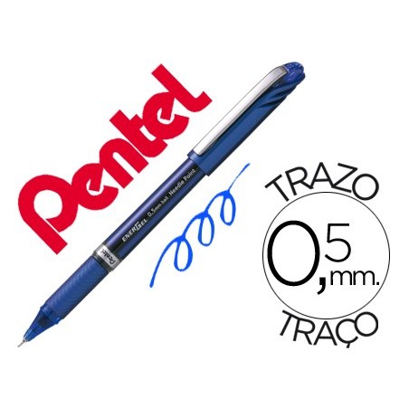 12un ROLLER PENTEL ENERGEL BLN25 AZUL