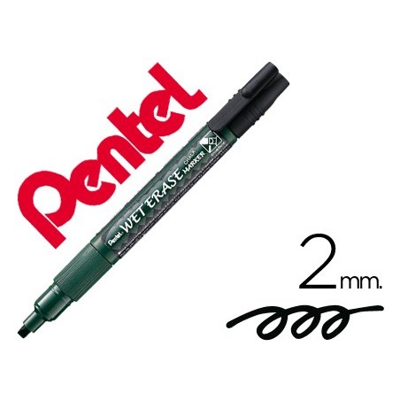 12un MARCADOR PENTEL SMW26 WET ERASE PRETO