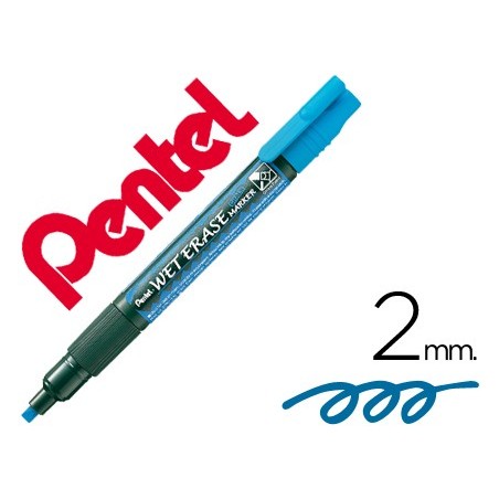 12un MARCADOR PENTEL SMW26 WET ERASE AZUL
