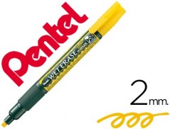 12un MARCADOR PENTEL SMW26 WET ERASE AMARELO