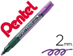 12un MARCADOR PENTEL SMW26 WET ERASE VIOLETA