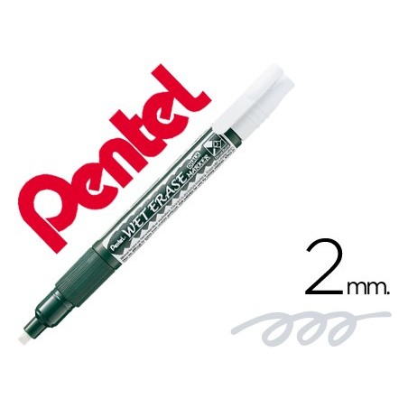 12un MARCADOR PENTEL SMW26 WET ERASE BRANCO