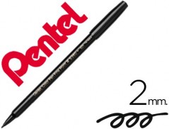 12un MARCADOR PENTEL S360 FELTRO PRETO