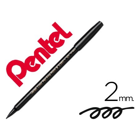 12un MARCADOR PENTEL S360 FELTRO PRETO