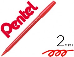 12un MARCADOR PENTEL S360 FELTRO VERMELHO