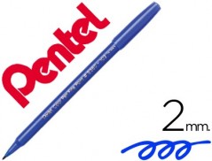 12un MARCADOR PENTEL S360 FELTRO AZUL