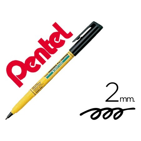 12un MARCADOR PENTEL NM10 P/TECIDO PRETO