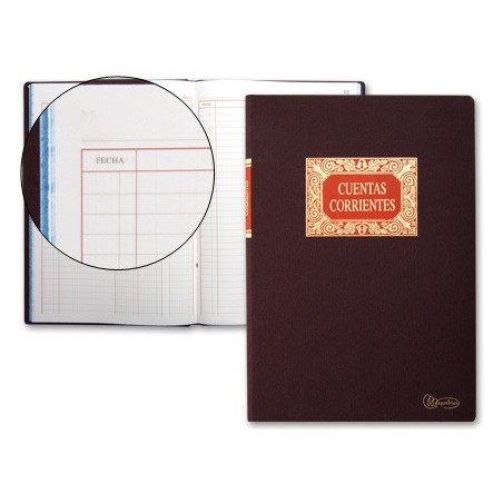 LIBRO MIQUELRIUS FOLIO 100 H. -CUENTAS CORRIENTES -DEBE HABE