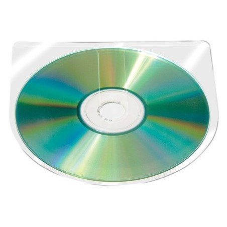 BOLSA AUTOADESIVA PARA CD Q-CONNECT PACK DE 10 UNIDADES