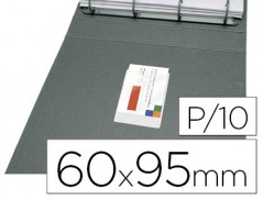BOLSA AUTOADESIVA Q-CONNECT PARA CARTOES DE VISITA 60X95MM P