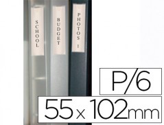 BOLSA AUTOADESIVA Q-CONNECT 55X102MM PACK DE 6 UNIDADES
