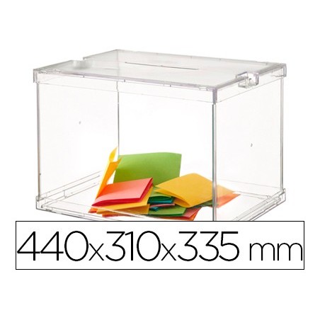 URNA ELEITORAL COM FECHO DE SEGURANCA 440X310X335MM